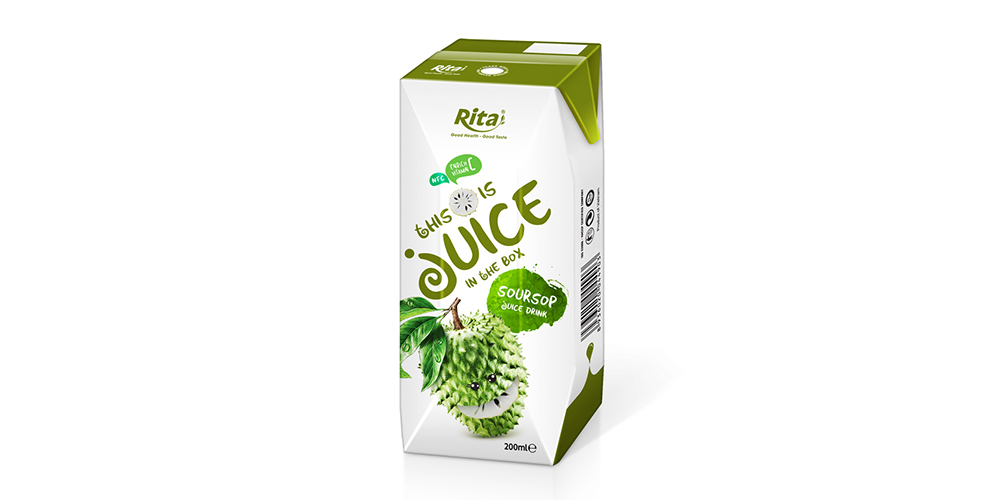 Soursop Juice 200ml Paper Box Rita Brand